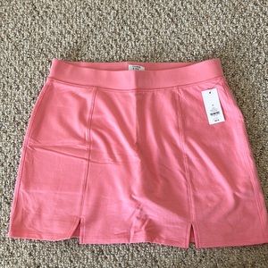 Pink athletic skirt